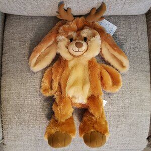Build a Bear Workshop Jackalope Bunny with Antlers UNSTUFFED Cryptid Plush NEW